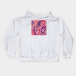 Hand drawn abstract pattern Kids Hoodie